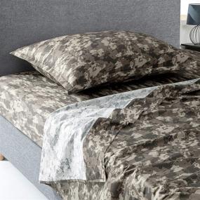 img 2 attached to Eikei Camouflage Militarily Inspired Minimalist Bedding