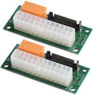 mzhou синхронная двойная плата питания 2-pack dual psu adapter add2psu с разъемом sata atx 24pin для множественного источника питания логотип