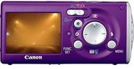 📷 enhanced canon sd30 5mp digital elph camera with 2.4x optical zoom in striking vivacious violet logo