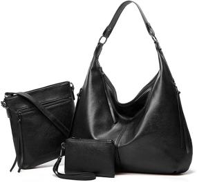 img 4 attached to 👜 Ashioup Top Handle Leather Shoulder Handbags: Women's Handbags, Wallets, and Satchels
