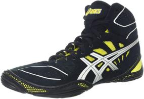 img 4 attached to 🤼 ASICS Ultimate Silver Yellow Wrestling Shoes