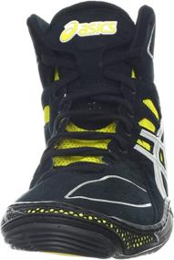 img 3 attached to 🤼 ASICS Ultimate Silver Yellow Wrestling Shoes