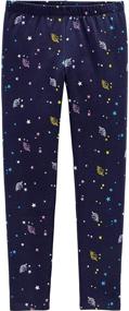 img 1 attached to 👖 Get Stylishly Comfy: Shop OshKosh B'Gosh Girls' Full Length Leggings