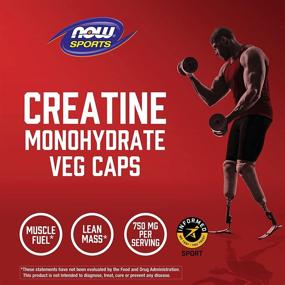 img 2 attached to MAXIMIZE Muscle Gains and ENERGY with NOW Sports Nutrition Creatine Monohydrate 750mg – 120 Capsules