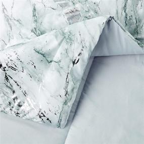 img 1 attached to Pop Shop Marble Comforter Silver