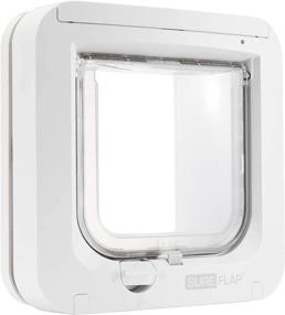 img 4 attached to SureFlap Microchip Cat Door White