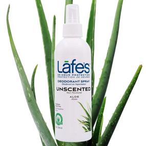 img 2 attached to 🌿 Lafe's Soothe - Lavender & Aloe Organic Deodorant Spray for Women & Men - Vegan, Cruelty-Free, Gluten-Free, Baking Soda-Free with 24-Hour Protection (8 oz) - Aluminum and Paraben-Free - Packaging May Vary