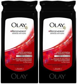 img 1 attached to Olay Regenerist Wet Cleansing Cloths 🧖 - 30 ct - Micro-Exfoliating, 2 pack