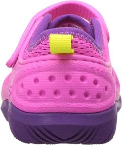 img 2 attached to Crocs Kids Swiftwater Magenta Toddler Boys' Shoes : Clogs & Mules