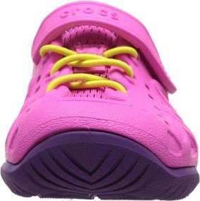 img 3 attached to Crocs Kids Swiftwater Magenta Toddler Boys' Shoes : Clogs & Mules