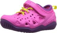 crocs kids swiftwater magenta toddler boys' shoes : clogs & mules логотип