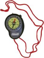 🧭 coleman compass with integrated led light, black/red логотип