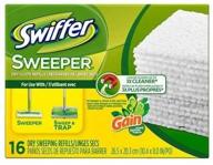 🧹 swiffer sweeper gain original scent dry sweeping cloths refills - pack of 16 sheets logo