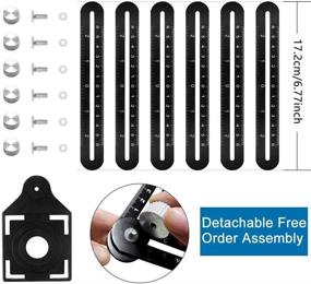img 3 attached to 📏 Amenitee Six-Sided Aluminum Alloy Measuring Tool: Accurate and Durable