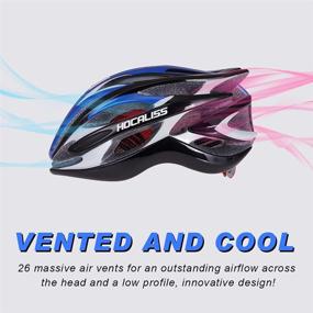 img 2 attached to 🚲 HOCALISS Adult Bike Helmet - Adjustable Road Bike Helmet for Adults, M/L Size 21.65 to 24 Inches