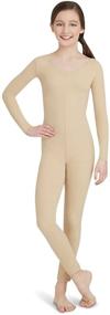 img 1 attached to Enhance Performance and Style with the Capezio Girls' Team Basic Long Sleeve Unitard