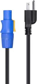 img 3 attached to ⚡️ Monoprice NEMA 5-15p to powerCON Connector - 3ft, 16 AWG - Stage Right Series: SJT-Rated Jacket for Stage Equipment Power Connection