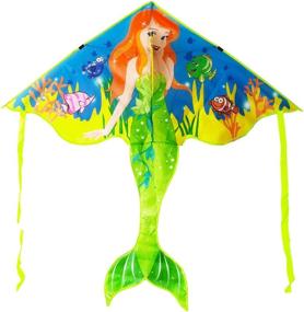 img 3 attached to Kaidenic 55Inch Mermaid Flying Adults