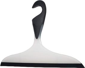 img 4 attached to 🛁 WENKO 18752100 Loano Black Bathroom Squeegee - Plastic Squeegee for Bath and Shower, Black Color