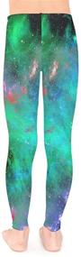 img 1 attached to 🌌 PattyCandy Galaxy Stretchy Leggings: The Ultimate Unisex Fashion Staple for Kids