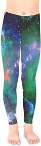 img 2 attached to 🌌 PattyCandy Galaxy Stretchy Leggings: The Ultimate Unisex Fashion Staple for Kids