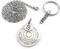 inspirational gift daughter stainless necklaces logo