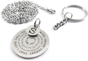 img 2 attached to Inspirational Gift Daughter Stainless Necklaces