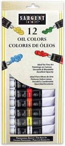 img 4 attached to 🎨 Sargent Art Premium Oil Colors Paint Set - 12 Tubes, 23-0601