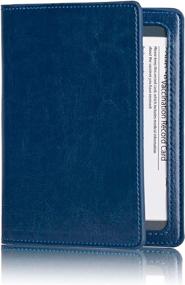 img 1 attached to Обложка для паспорта с кожаной обложкой для вакцин