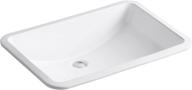 💦 kohler k-2215-0 ladena under-mount bathroom sink, white: stylish and functional addition for your bathroom décor logo