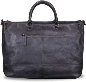 img 2 attached to Genuine Leather Handmade Crossbody Darkgray Women's Handbags & Wallets and Satchels