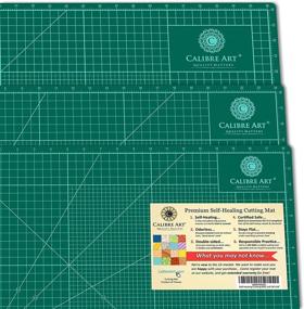 img 4 attached to 🧵 Premium 24x36 Rotary Cutting Mat for Quilting Sewing - Warp-Proof &amp; Odorless, Self-Healing (Non-China Origin)