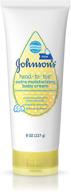 👶 moisturizing baby cream from johnson's: head-to-toe, extra nourishment, 8 oz logo