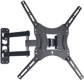 img 4 attached to 📺 Djustable TV Wall Mount by WEVZENEY: Swivel, Tilt, and Secure Bracket for 23-55 inch TVs (Max VESA 400x400, Up to 100lbs)