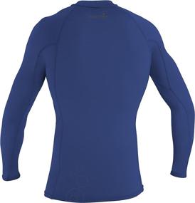 img 1 attached to UV Protection Long Sleeve Rash Guard for Men by Phantom Aquatics