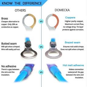 img 2 attached to Domecka 220PCS Connectors Insulated Terminals: Simplify Your Electrical Connections
