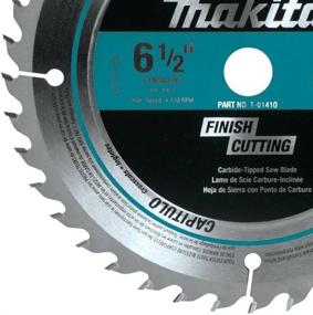 img 2 attached to 🪚 High-Performance Makita T-01410 6-1/2 inch 40T Fine Crosscutting Carbide-Tipped Circular Saw Blade