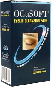 img 4 attached to OCuSOFT Eyelid Cleansing Replacement Pads 100CT, White - Efficient and Convenient Eye Care Solution