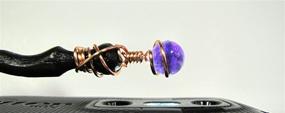 img 4 attached to ⚡ Amethyst Crystal Ball Magic Wand: Unlock the Power of Divine Healing and Manifestation!