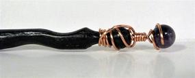 img 3 attached to ⚡ Amethyst Crystal Ball Magic Wand: Unlock the Power of Divine Healing and Manifestation!