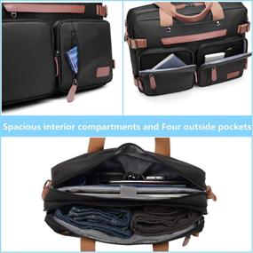 img 1 attached to 🎒 MRPLUM Convertible Laptop Case Backpacks with Multifunctional Features