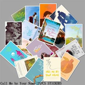 img 3 attached to 🌈 Colorful Call Me by Your Name Stickers: Waterproof Vinyl for Hydro Flask, Laptop, Skateboard, Water Bottles, Computer, Phone (25pcs)
