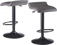 winsome wood tarah stool, gray - stylish and sturdy, perfect for any interior logo