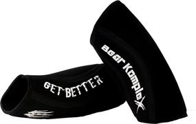 img 1 attached to Bear KompleX Black Knee Sleeves - 5mm Thickness, Small Size