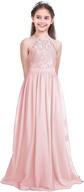 👗 nimiya chiffon princess pageant bridesmaid girls' dresses: elegant clothing for special occasions logo