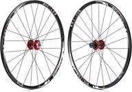 🚵 bucklos mountain bike wheelset: carbon hub, disc brake wheels for 7-11 speed cassette – 26"/27.5"/29" – quick release, low resistant flat spokes mtb wheelset logo