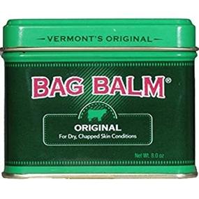 img 1 attached to 🧴 Vermont's Original Bag Balm: Soothing Relief for Dry Chapped Skin - 8 Ounce Tin