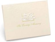 📔 hortense b. hewitt wedding accessories guest book, memorial section logo
