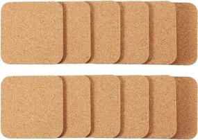 img 3 attached to Premium Boao Wooden Thick Coasters Square – Durable and Stylish Drink Protectors