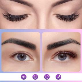 img 2 attached to 👁️ OEAL Handmade 4D Faux Mink Eyelashes: Get a Natural Look with Long, Wednesday Style False Eyelashes (7 Pairs)